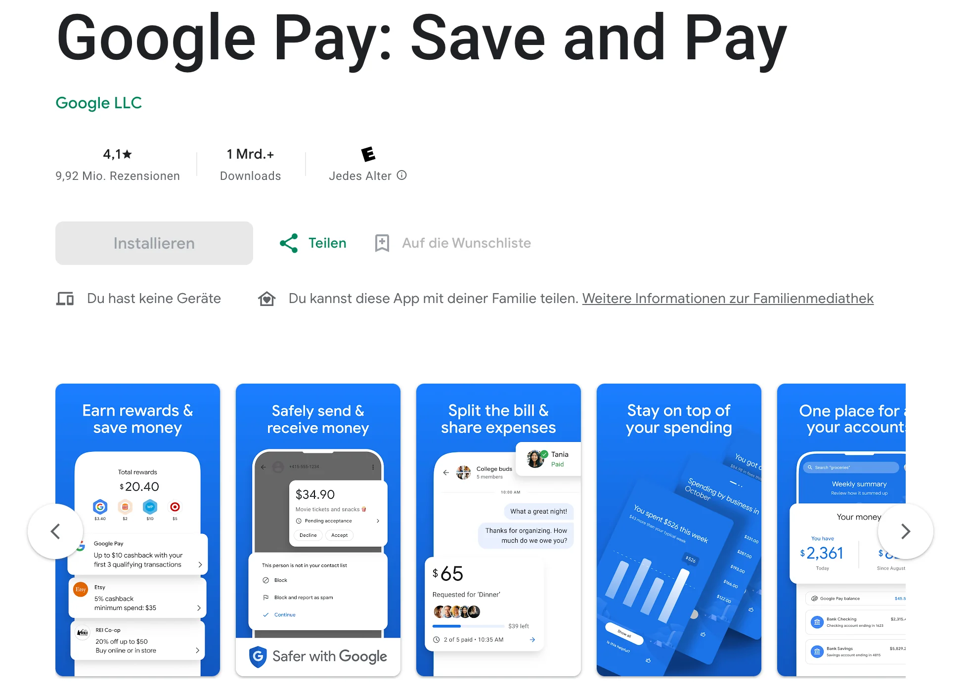 google pay eine universelle zahlungsmethode